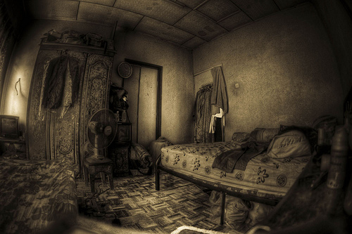 Dark Scary Bedroom